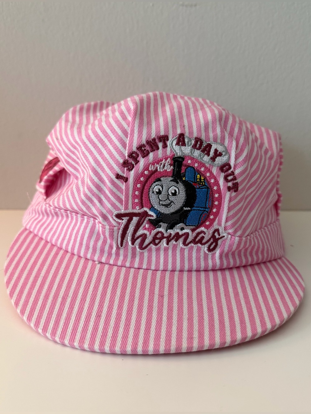 Thomas & Friends Pink & White Striped Kids Cap